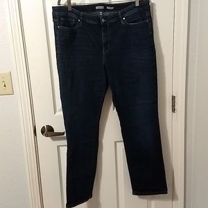 Calvin Klein dark straight jeans